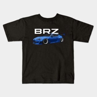 World Rally Blue Pearl Pandem Rocket Bunny Subaru BRZ Kids T-Shirt